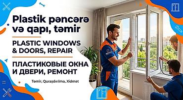 Qapı rezinləri: Usta xidməti ✅Plastik qapı və pəncərələr ✅Taxta qapılar ✅Duş kabin — 1