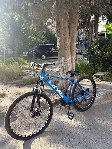 velosipedler: LANQ dağ velosipedi – 26” təkərlər, disk əyləclər, amortizatorlu ön — 6