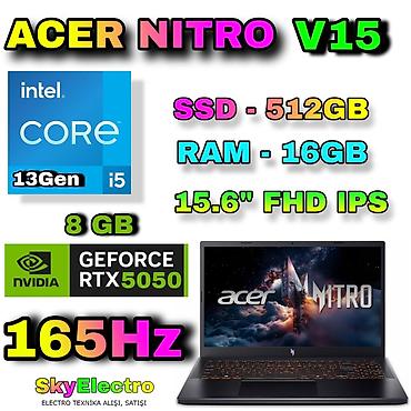 alienware: Yeni Acer Nitro, 15.6 ", Intel Core i5, 512 GB, Rayonlara çatdırılma, Ödənişli çatdırılma, Ünvandan götürmə — 1