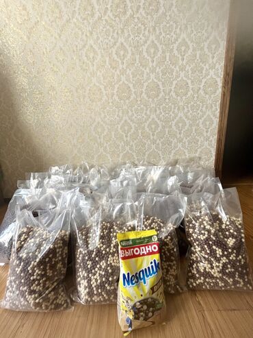этажерка для сладостей в Кыргызстан | ДРУГАЯ МЕБЕЛЬ: Nestle Nesquik "Шоколадные шарики" готовый завтрак 500 гр ( только