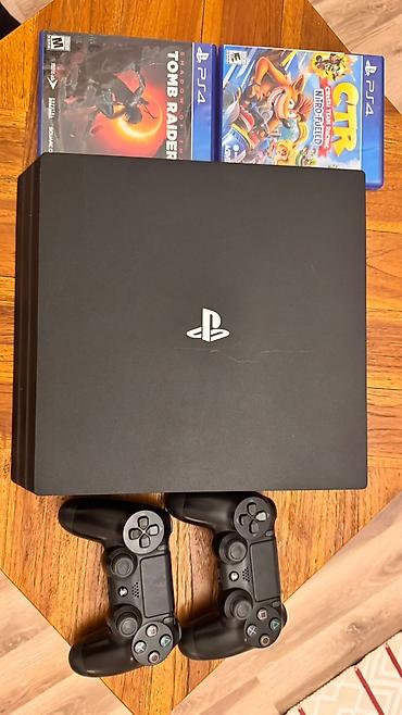 playstation 4 pro oyunları: 550₼ Play station 4pro 1 tb, 2 orijinal controller, 2 oyun ustunde — 1