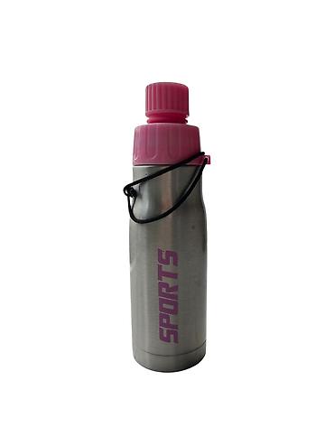 icki qiymetleri: №: 8117 Məhsulun adı: İdman su qabı, dəmir, gümüşü/çəhrayı, 500 ml — 1