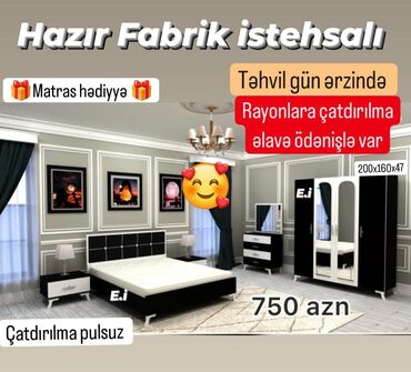 yataq otağı üçün aboylar: Çatdırılma pulsuz matras 🎁