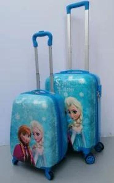 Rančevi, torbe i koferi: Dečiji set kofera – Frozen “Sisters Forever” (2 kom) - Dizajn: motiv — 16