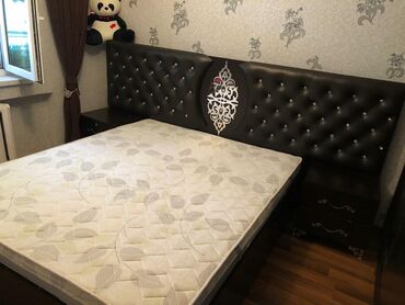 hava matraslari: Б/у, Двуспальная кровать, С подъемным механизмом, С матрасом, С выдвижными ящиками, Азербайджан