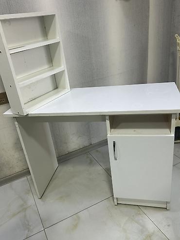 nerw stol: Düz masa, Stulsuz, Polkalı, Siyirməsiz, Sadə laminat — 4