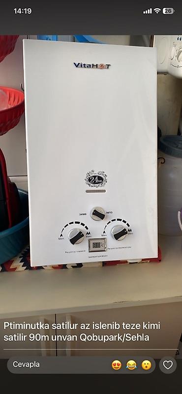 tx6 tv box: VitaHot qazla işləyən su qızdırıcısı (24 kW) - Marka/model: VitaHot - — 1