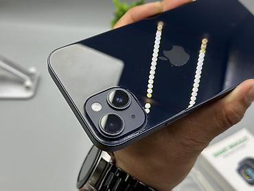 Уюлдук телефондор жана аксессуарлар: IPhone 14 Plus, Колдонулган, 128 ГБ, Көк, Коргоочу айнек, Каптама, 84 % — 2