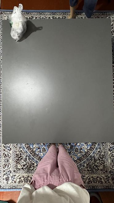 silver kitchen: Продаю большой стол высота 50см, ширина 120см-150см — 1