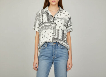 bluzki w paski pull and bear: Bershka, Koszula damska, rozmiar S