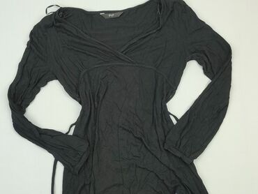 bluzki czarne z długim rekawem: Blouse, F&F, S (EU 36), condition - Good