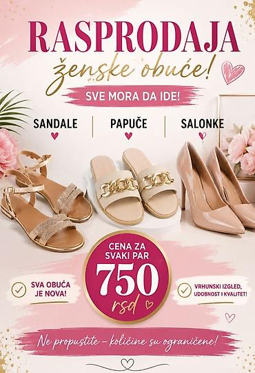 moon boots beograd: ✨ RASPRODAJA ŽENSKE OBUĆE ✨ Sandale • Papuče • Salonke 👡👠 🔥 Samo 750 — 1