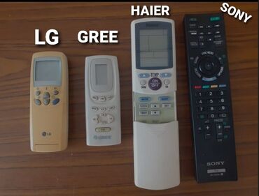 evvoli кондиционер: LG, Gree ve HAIER kondicionerlerin pultlari. Heresi 3 man. Sony tv