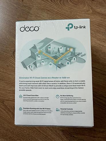 wi fi modem: Deco X10 AX1500 Wi-Fi 6 Mesh system Yeni bagli qutuda originaldir 200 — 4
