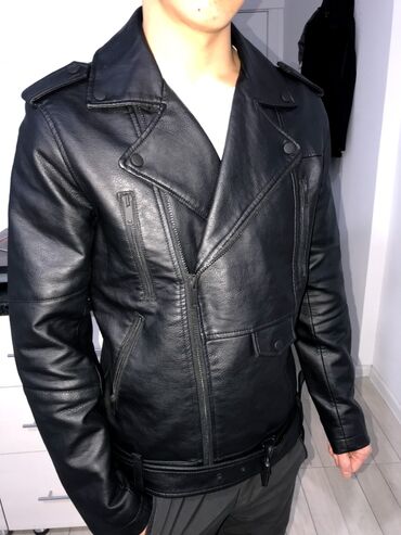 мужская косуха: Куртка S (EU 36), цвет - Черный