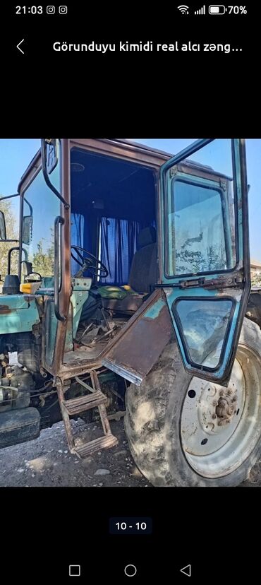 aqrar kend teserrufati texnika traktor satis bazari: Traktor Belarus (MTZ) 80, 1990 il, 80 at gücü, motor 5 l, İşlənmiş