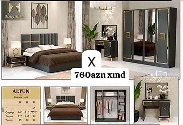 maşın carpayı: ALTUN yataq otağı dəsti (Atlantis-mat) Tərkibi: - Çarpayı – başlıqda — 1