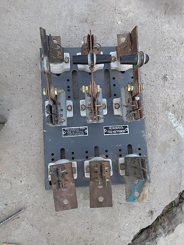мотор 3ф: Автоматические выключатели и рубильник, 3‑полюсные 1) DELIXI Electric — 3