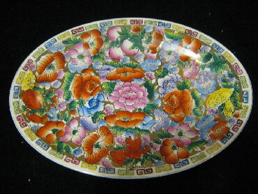 фарфор посуда: Китайский "цветочный" фарфор 1950-х гг.
Много различных предметов