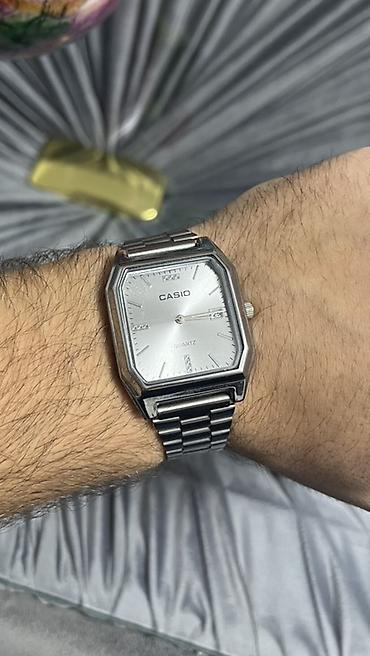 casio saa: İşlənmiş, Qol saatı, Casio, rəng - Gümüşü — 2