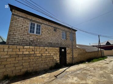 Tikinti işləri: 2 mərtəbəli daş ev karkası - Layihə: geniş eyvanlı, sütunlu fasad; — 18