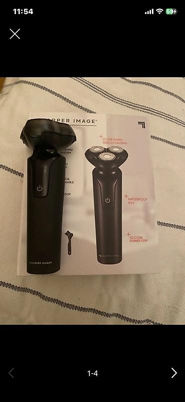 sharp aquos: Sharper Image elektrik ülgüc - 3 başlı dönər kəsici sistemi – üz — 1