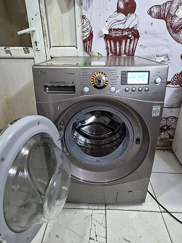 mawin maqintafon: Paltaryuyan maşın LG, 10 kq-dan çox, İşlənmiş, Avtomat, Qurutma var, Pulsuz çatdırılma, Ödənişli çatdırılma — 3