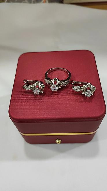 Серебряные наборы украшений: Набор украшений, Проба 925, Женские, Новый — 6