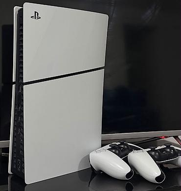 PlayStation 5 (PS5) slim oyun seti Komplekt: - PS5 konsolu (ağ lalafo.az -da — 3 PlayStation 5 (PS5) slim oyun seti Komplekt: - PS5 konsolu (ağ — 3