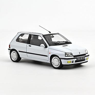 odece: Renault Clio 16S 1991 – Glacier White – Norev 🚗🤍🔥 Norev Renault Clio — 1