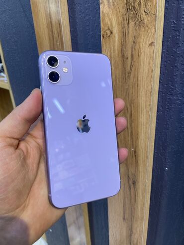 Apple iPhone: IPhone 11, Б/у, 64 ГБ, Sierra Blue, Защитное стекло, 71 %