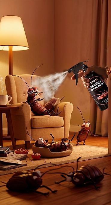 Другая бытовая химия и моющие средства: Средство от бытовых насекомых «100% Убийца тараканов» Назначение: - — 8