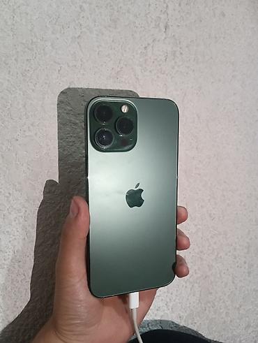 mac save: IPhone 13 Pro Max, Б/у, 256 ГБ, Alpine Green, Кабель, 83 % — 1