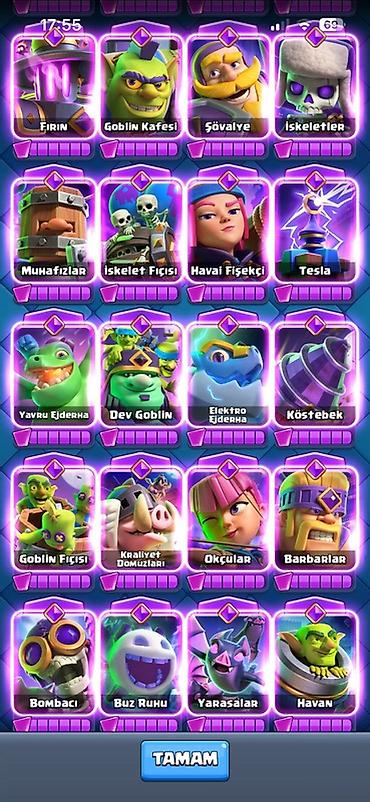 solid 504: Clash Royale oyun hesabı - Kral səviyyəsi: 77 - Qızıl: 515 504 - — 2