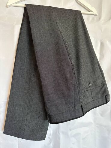 Pantalone: WOOLMARK BLEND - Nikad obučene muške elegantne/poslovne pantalone — 7