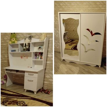 Digər mebel: Zeyneb 1Dolab və yazı masası satılır. Qiymət 2-si birgə 220 azn. Ünvan