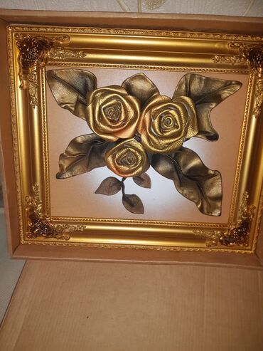 Pərdə və tüllər: Ev tekstili və dekor dəsti - Pərdə: İkiqat dizaynlı, qızılı-bej — 22