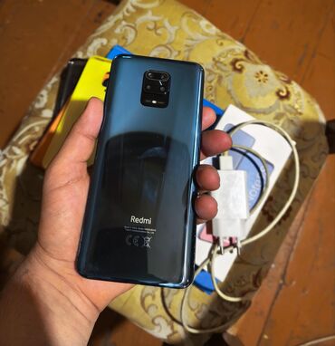 Redmi: Redmi Note 9S, 128 GB, rəng - Mavi, Sensor, Barmaq izi, İki sim kartlı