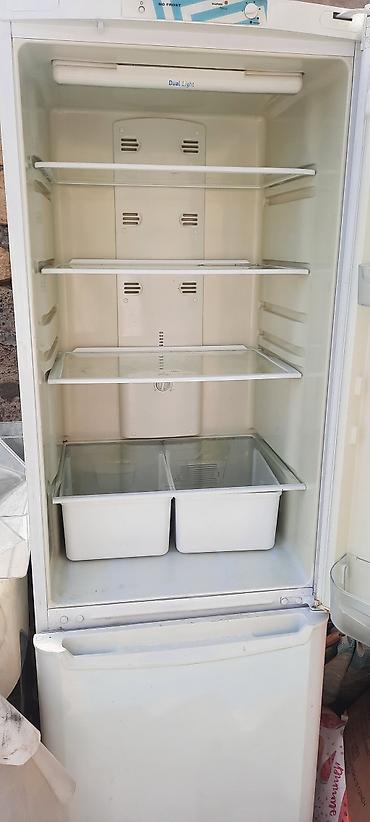 soyuducu 2 ci əl: Indesit iki kameralı soyuducu - Rəng: ağ - Tip: alt hissədə — 4