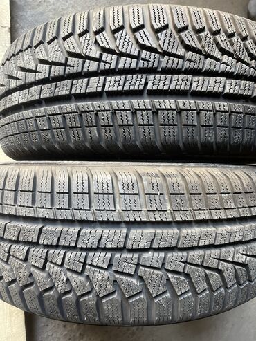 диски на виндом: Шины 195 / 55 / R 16, Зима, Б/у, Пара, Легковые, Корея, Hankook