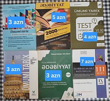 Тесты: Məktəb və abituriyentlər üçün müxtəlif fənn üzrə hazırlıq və test — 3