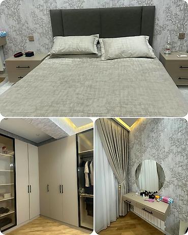 *ZB* *YATAQ DESTI 1000 AZN* taxt ölçü 180/200 Dolab 220/240 yığılıb