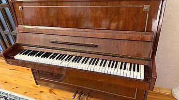 piano alışı: Upright piano – Belarus (Беларусь) markası - Korpus: qəhvəyi cilalı — 2