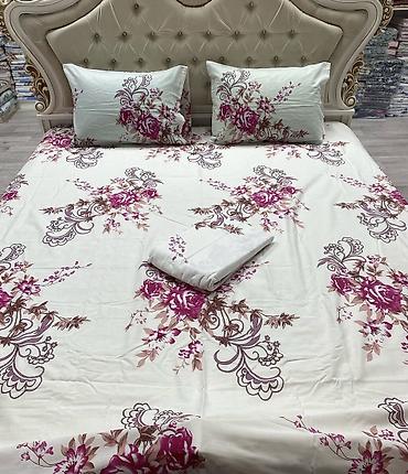 Комплекты постельного белья: Комплект постельного 100% хлопок фланель, бязь, кретон, лён, белья с — 31