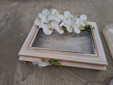 Xonça: Zərif gəlin-nişan aksesuarları dəsti - Komplet: dekoratif səbət — 3