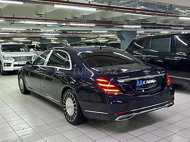 şüşə tavan: Mercedes-Maybach S 450 (2018) – toy maşını xidməti - Rəng: tünd mavi — 6