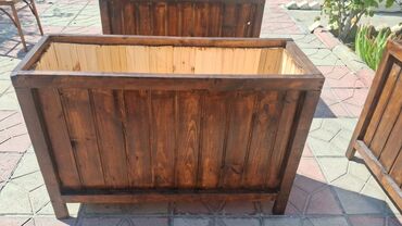 Bitkilər üçün dibçəklər: Taxta dekorativ çiçək qabları #dibçeklər # gül gablari #dibceklər — 4