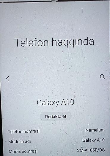 Samsung Galaxy A10, 32 GB, rəng - Qara, İki sim kartlı — 6