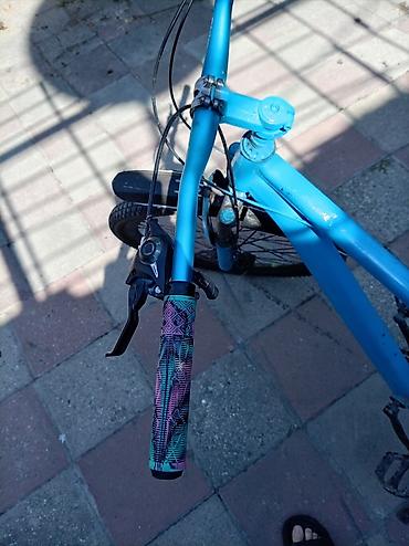 start velosiped: Dağ/şəhər tipli velosiped – mavi rəng Sprey vurulub veloda Təkərlər — 3