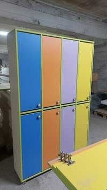 Детские шкафы: Мебель для садика Кровать для садика Шкаф для садика Стол для — 11